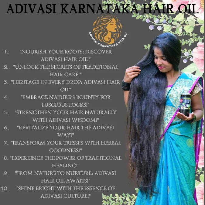 KARNATAKA HAKKI PIKKI HERBAL HAIR OIL